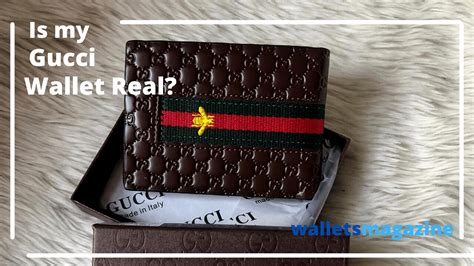 real gucci wallet inside|how to authenticate Gucci wallet.